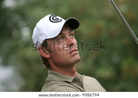Raphael Jacquelin,  Green Velvet golf pro-am, 2006, a Fabrice Tarnaud (swing-partners) organisation