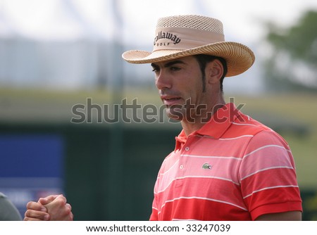 PARIS, FRANCE - JULY 5th: Alvaro quiros  (SPAIN) at the  golf French Open, Golf National, Paris, France, July, 5th, 2009 - A European Tour event -