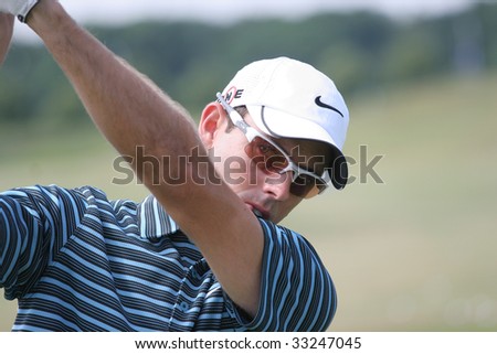 PARIS, FRANCE - JULY 5th: Charles Schwartzel (AFS) at the  golf French Open, Golf National, Paris, France, July, 5th, 2009 - A European Tour event -