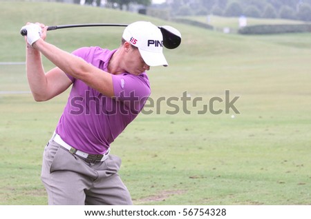 GOLF NATIONAL, FRANCE - JULY 02 : Danny Willett (ENG) at The French Open, European Golf Tour,  Paris, july 02, 2010, at the Golf National, Guyancourt, France.