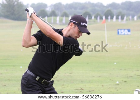 GUYANCOURT, FRANCE - JULY 3 : Martin Kaymer (GER) at The French Open, European Golf Tour, Paris, july 03, 2010, at the Golf National, Guyancourt, France.