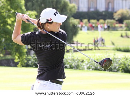 PARIS INTERNATIONAL GOLF CLUB, FRANCE - SEPTEMBER 10 : Caroline Masson (GER) at Ladies European Golf Tour, The French Open, Paris, september 10, 2010, at  Paris international golf club, France.