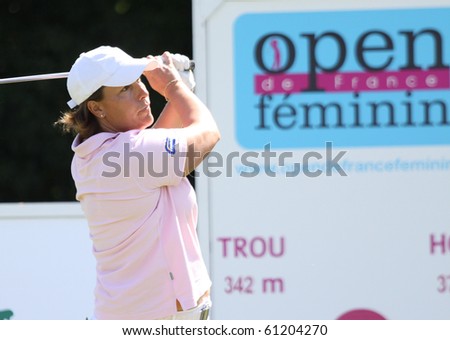 PARIS INTERNATIONAL GOLF CLUB, FRANCE - SEPTEMBER 11 :  iben tinning (DEN) at Ladies European Golf Tour, The French Open, september 11, 2010, at  Paris international golf club, France.