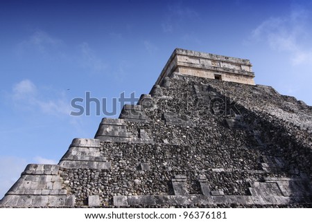 Maya ruins in Chichen-Itza, yucatan, mexico