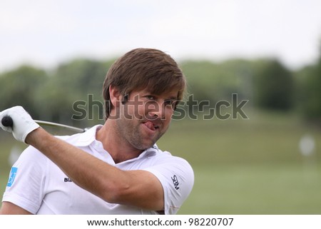 GOLF NATIONAL COURSE, FRANCE - JULY 01 :  Robert Rock  (ENG) at The French Open, European Tour, July 01, 2011, at  The Golf National, Albatros course, France.