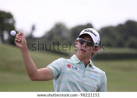 GOLF NATIONAL COURSE, FRANCE - JULY 01 :  Seung Yul Noh (KOR)  at The French Open, European Tour, July 01, 2011, at  The Golf National, Albatros course, France.