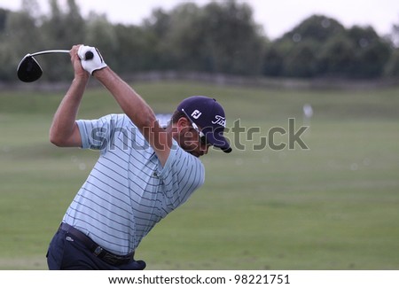 GOLF NATIONAL COURSE, FRANCE - JULY 01 :  Francois Delamontagne (FRA) at The French Open, European Tour, July 01, 2011, at  The Golf National, Albatros course, France.