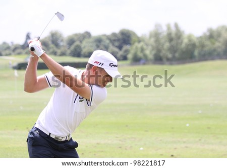 GOLF NATIONAL COURSE, FRANCE - JULY 01 :  Christian Cevaer  (FRA) at The French Open, European Tour, July 01, 2011, at  The Golf National, Albatros course, France.