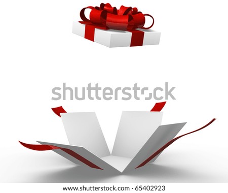 Open gift box Open gift box