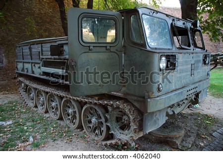 Old soviet army truck
