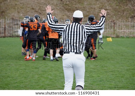 American football referee, rugby referee