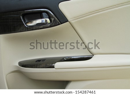 Modern car door panel control