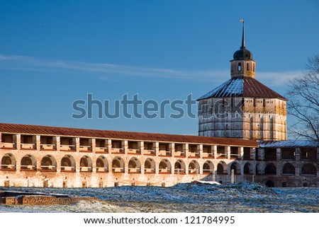 An architectural monument of the Russian North. The Kirillo-Belozersky monastery