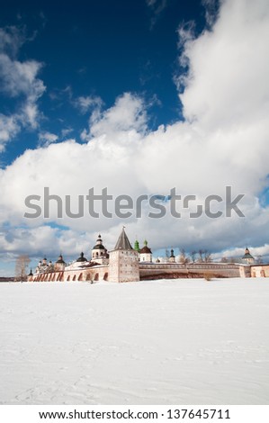 Kirillo-Belozersky monastery. The cultural heritage of the Russian North.