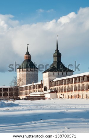 Kirillo-Belozersky monastery. The cultural heritage of the Russian North.