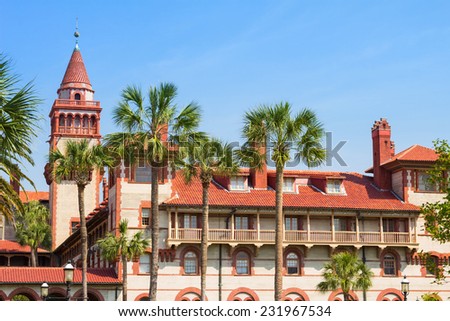 Flagler College in St. Augustine, Florida, USA.