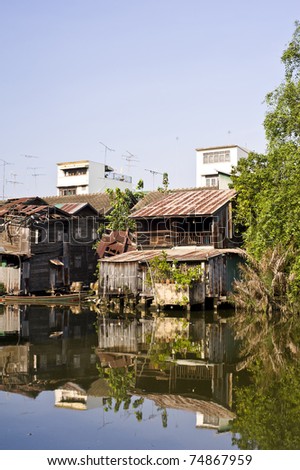 old house near the river