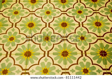 Patterned Tile Flooring
