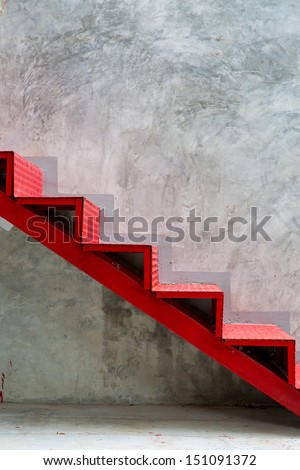 red stair