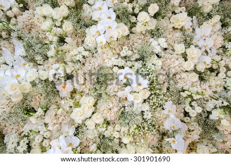 flower bouquets , bunch of flowers,Green and white