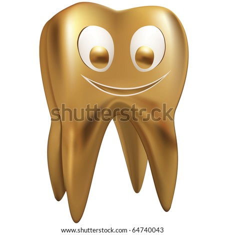Gold Tooth Cartoon