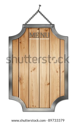 Wooden Menu Boards