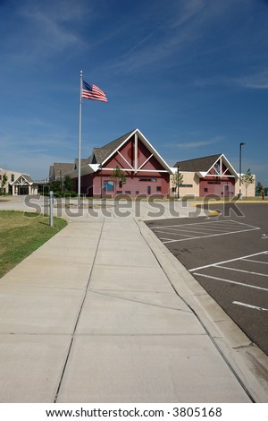 a picture of an elementary school house