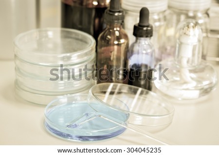 laboratory equipment with old color style