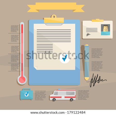doctor's desk infographic doctor's desk infographic