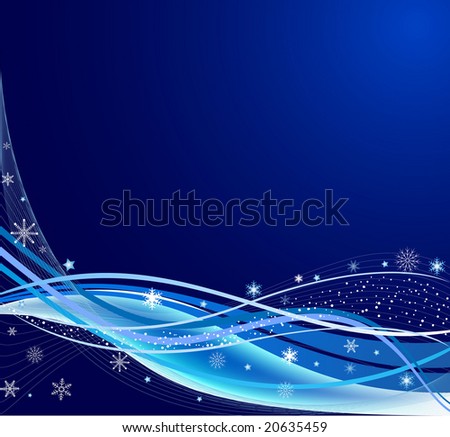 stock vector : Abstract winter background vector