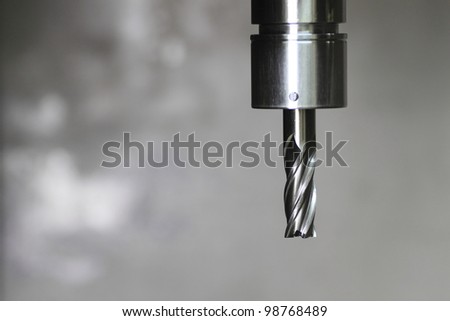 close up a  endmill ( Cutting tool)  in Japan