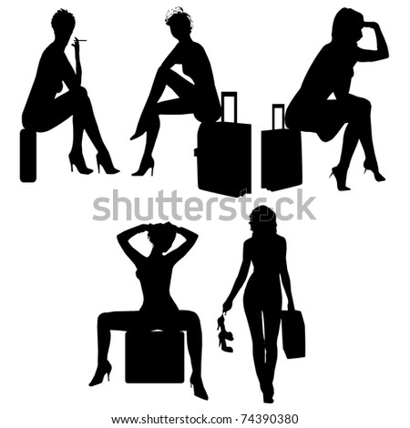 suitcases for girls. Sexy girls in suitcases