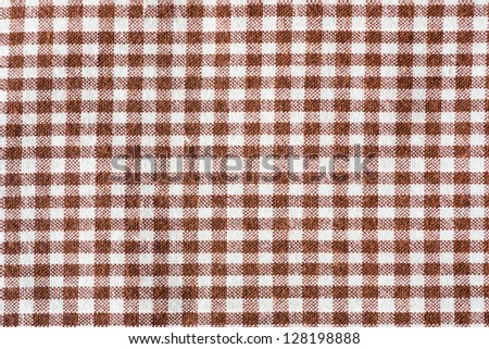 a brown fabric check, background