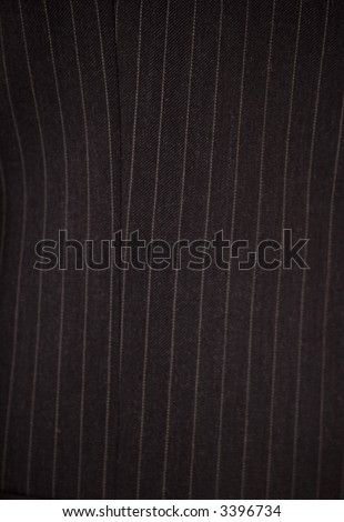 This is a close up of a pinstripe suit.