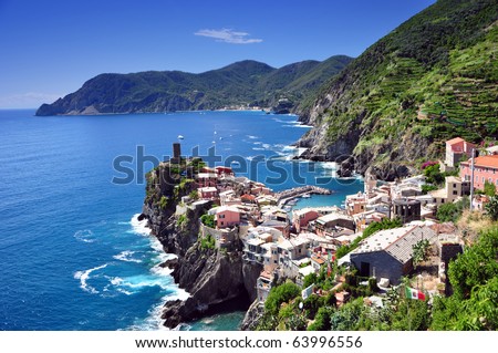 Vernazza fishermen village in Cinque Terre, Italy