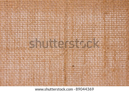 abstract texture of a linen sack for shopping