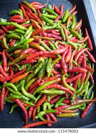 The fruit of the bird's eye chili is popularly used as a spice in South-east Asian cuisine.