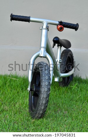 Balance bicycle is a toy that gives kids practice in the skills of balance and judgment.