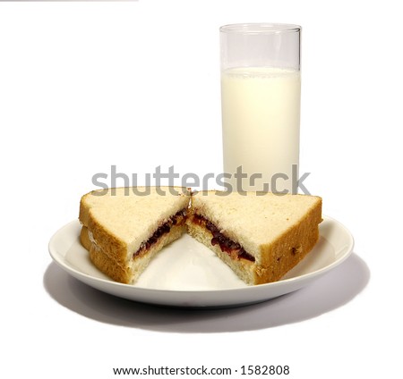peanut butter and jelly. stock photo : peanut butter