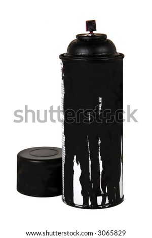 Battle Pics - Page 9 Stock-photo-can-of-black-spray-paint-with-lid-on-white-background-3065829
