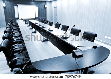 Business meeting room or Board room interiors