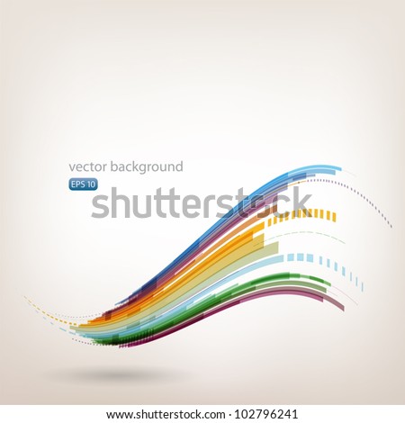 Moving colorful abstract background