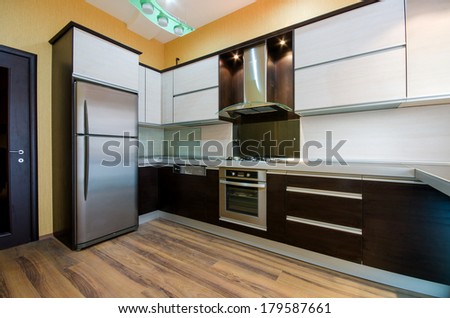 Interior of modern kitchen Interior of modern kitchen