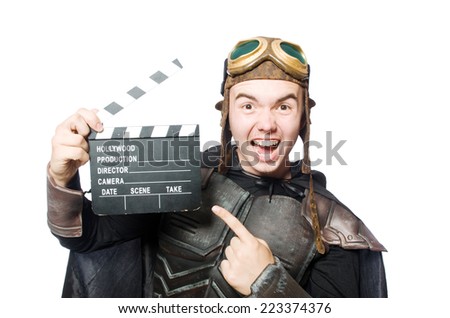 Funny pilot with movie board