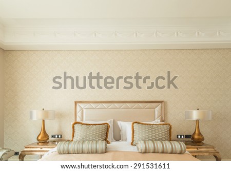 Bedroom room in modern style