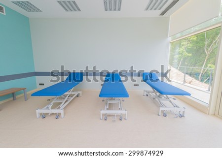 Room in the modern hospital