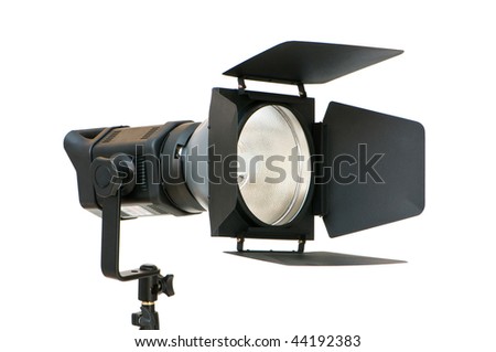 photography studio lights. stock photo : Studio lighting