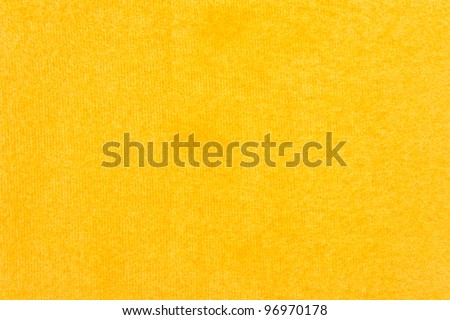 Close-up yellow fabric textile texture for background