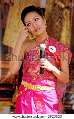 Thai beauty contest participant