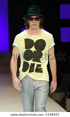 Star Fashion Show on Male Model At Fashion Show Stock Photo 5148493   Shutterstock